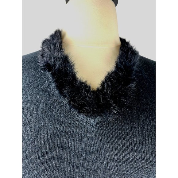 Effeci Faux Fur Lined Sweater, Women’s Size Medium - Picture 4 of 7